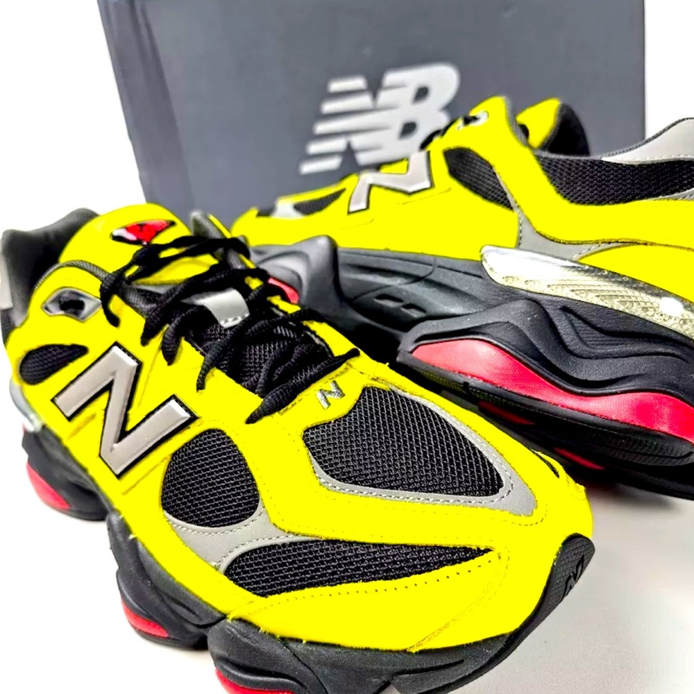 💚🖤❤️ NEW BALANCE 9060 Tea Tree Green 💚🖤❤️ - Picture 3 of 8